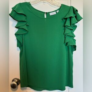 New York & Co Ruffle Sleeve Tank